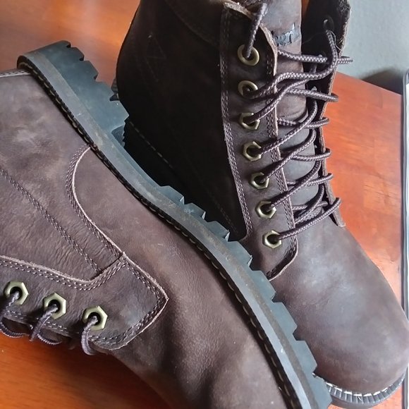 Timberland Redwood Falls WP Brown Full Grain Leather Boots Men\'s Sz USA 10 main image 13